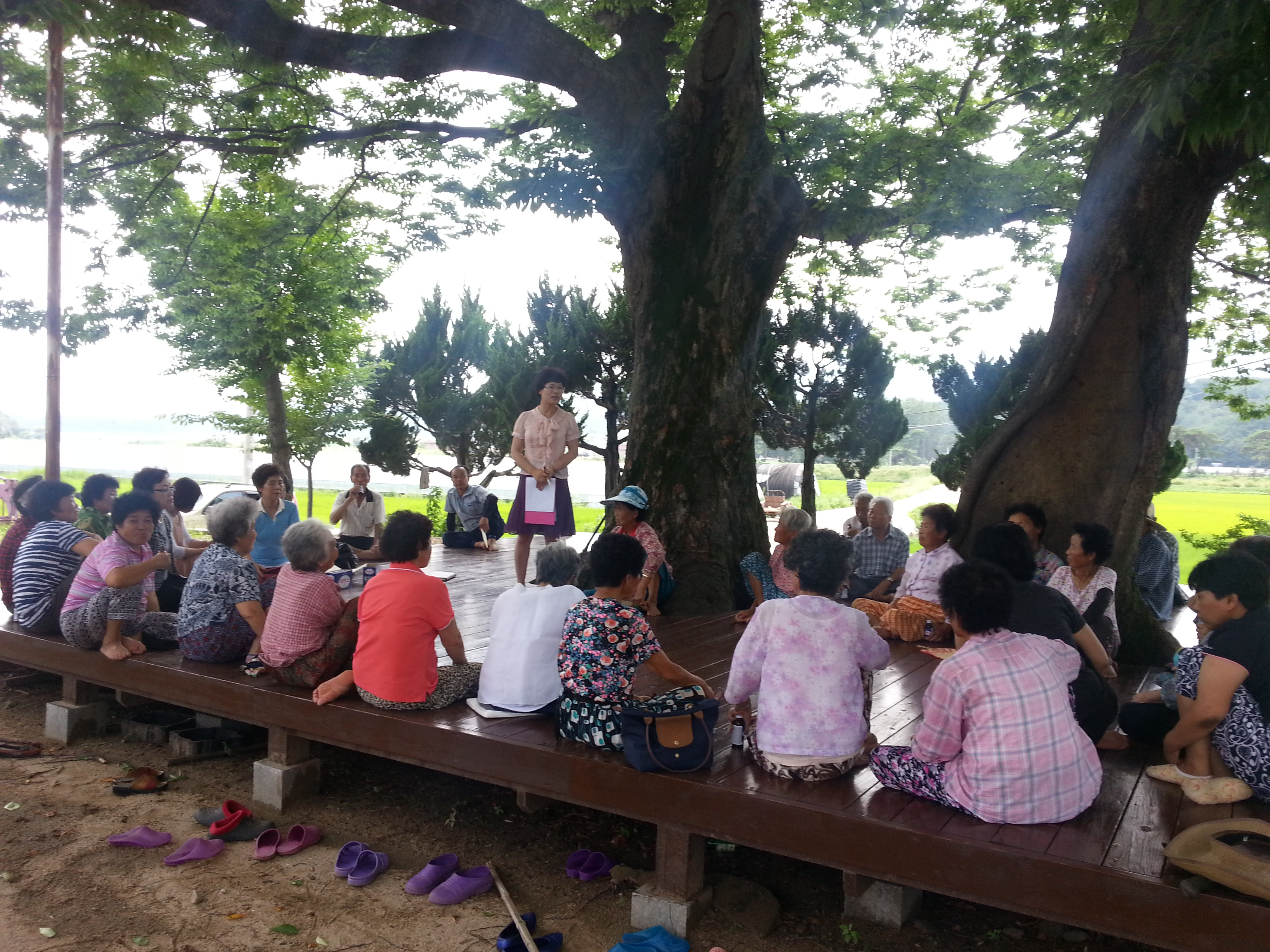 깨끗한 마을가꾸기 사업 주민 간담회(가림마을, 2014년 8월) 2