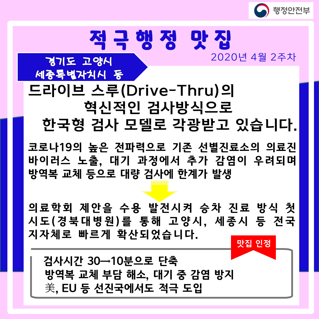 (주간 적극행정) 지방자치단체 적극행정 사례(2020년 4월 2주차) 4