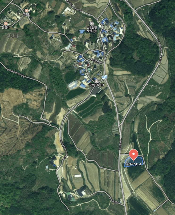 산청군 신안면 갈전리 토지(답)매매합니다 1