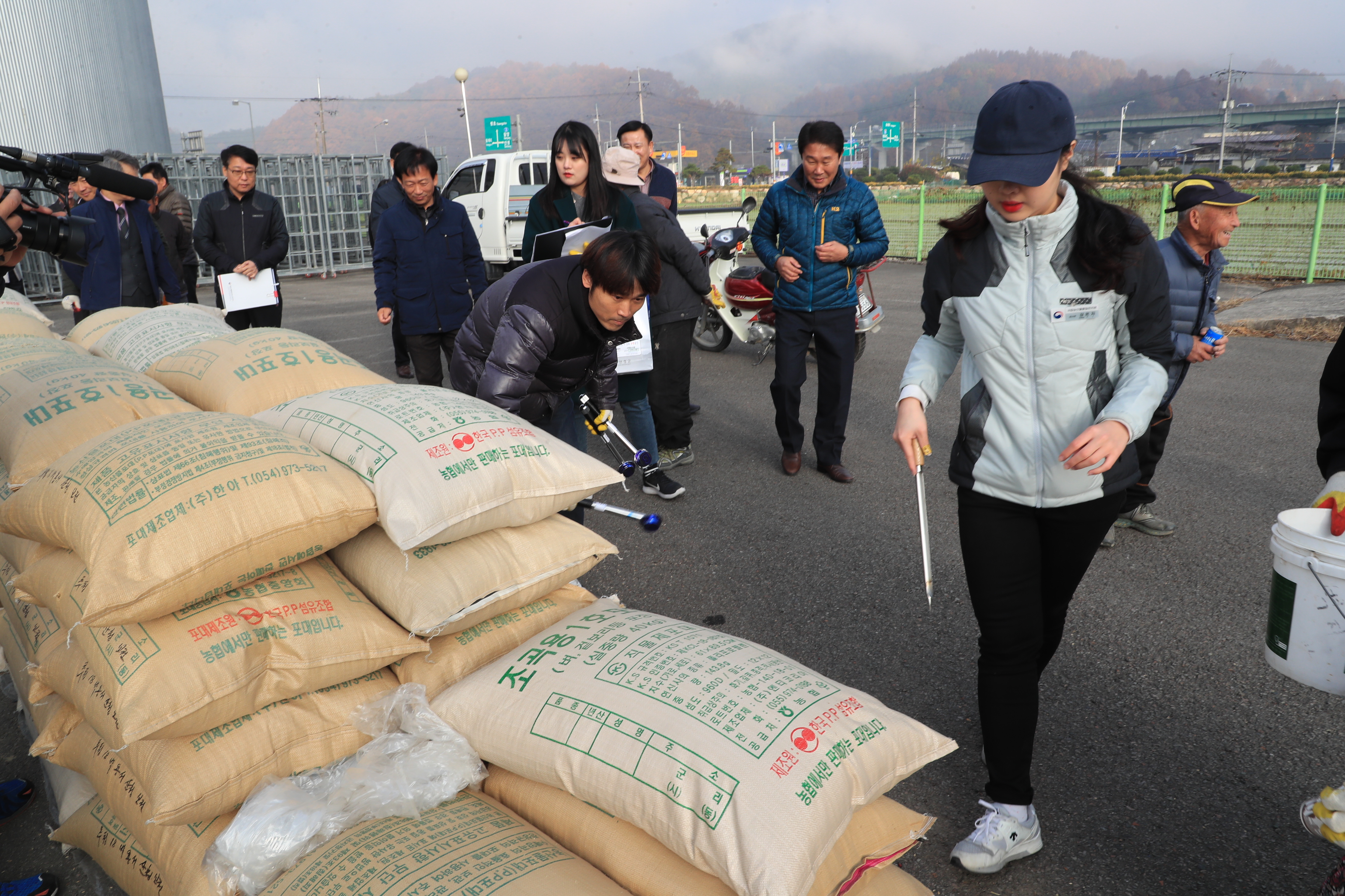 2018년 생초면 공공비축미 초매식 2