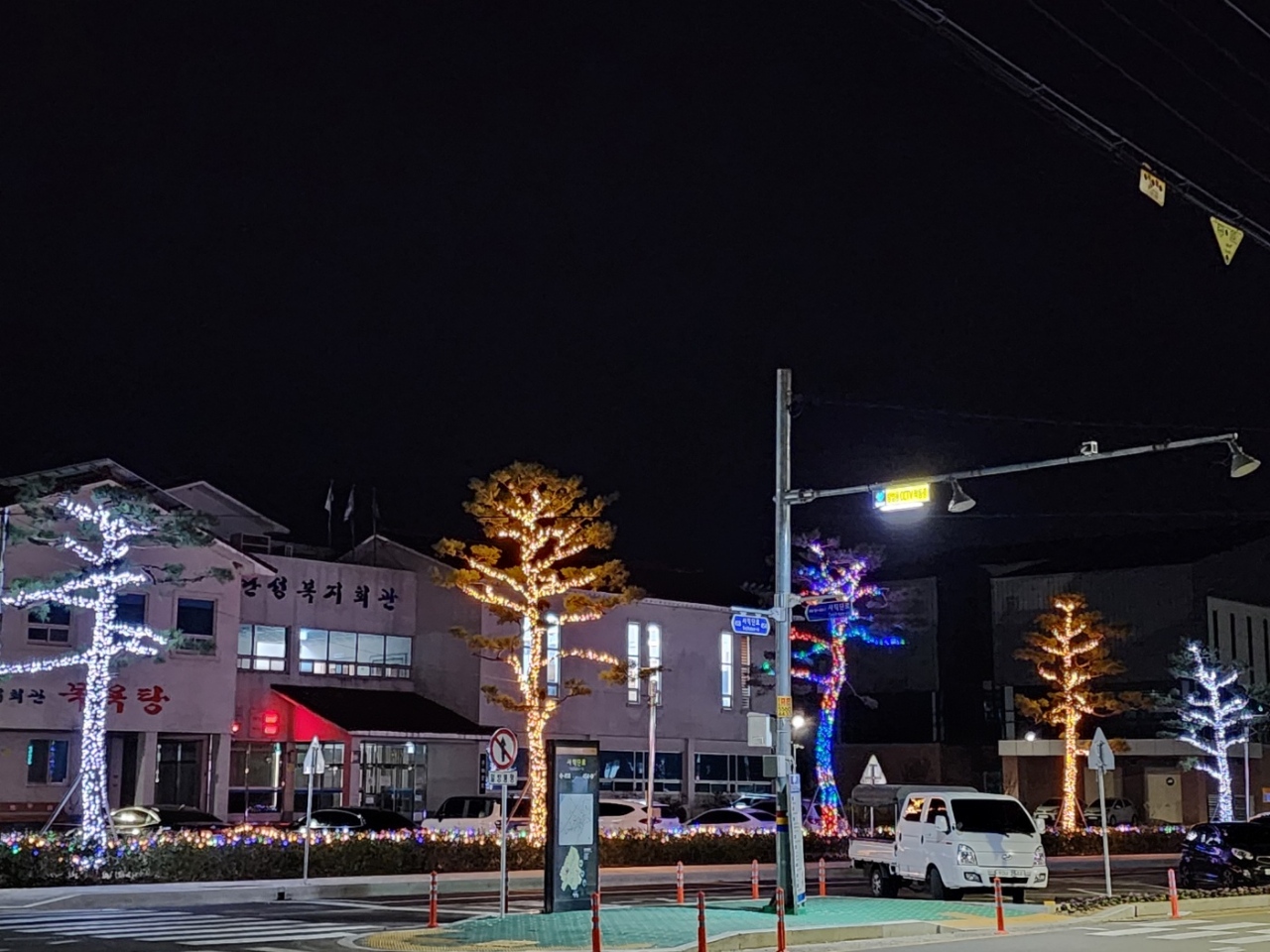단성면 소재지권 야간경관 조명 설치2 1