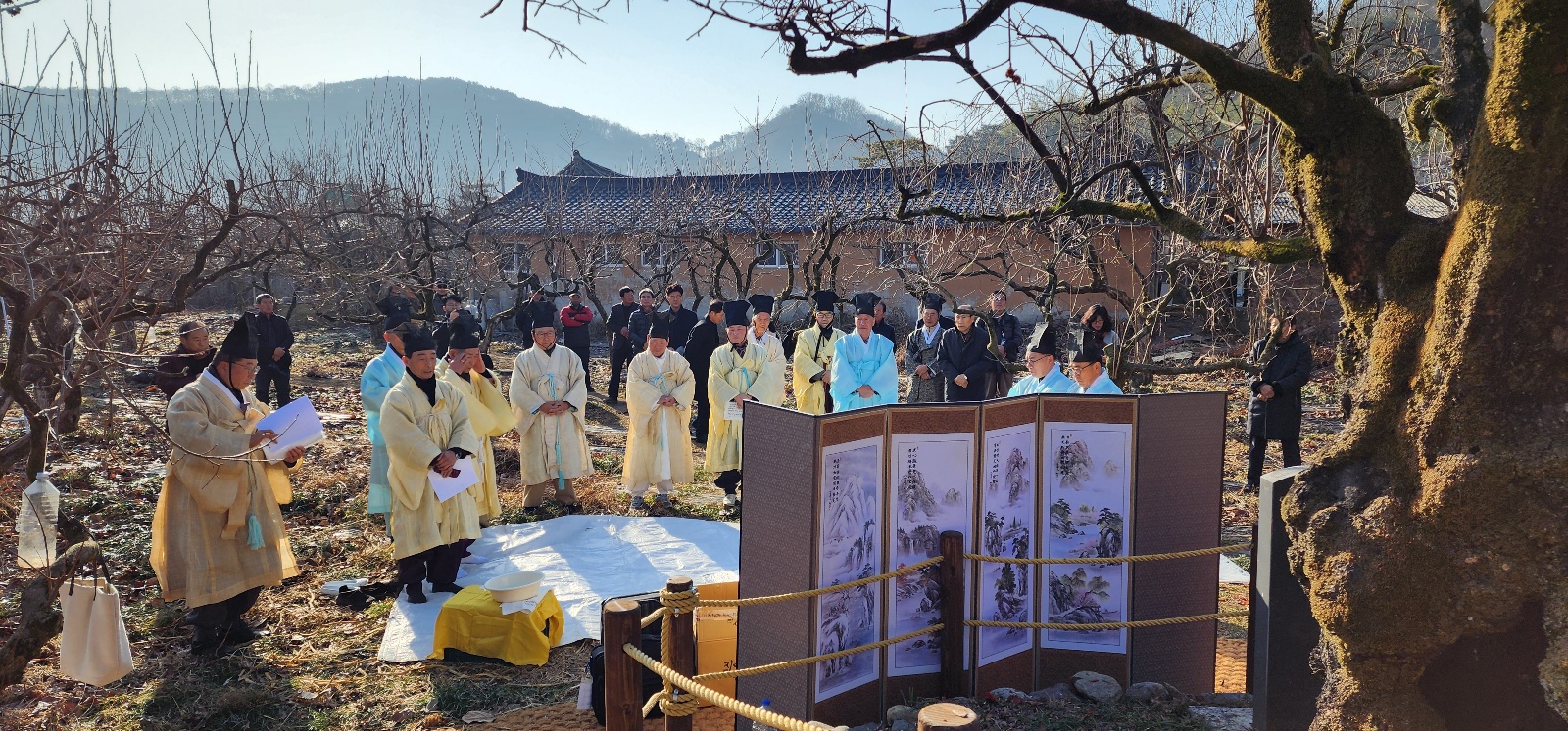 제18회 지리산 산청 곶감축제 고조시나무 제례봉행 1